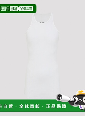 RICK OWENS 男士T恤 RU01F2150RC11 SS2026 白色 BASIC RIB TANK