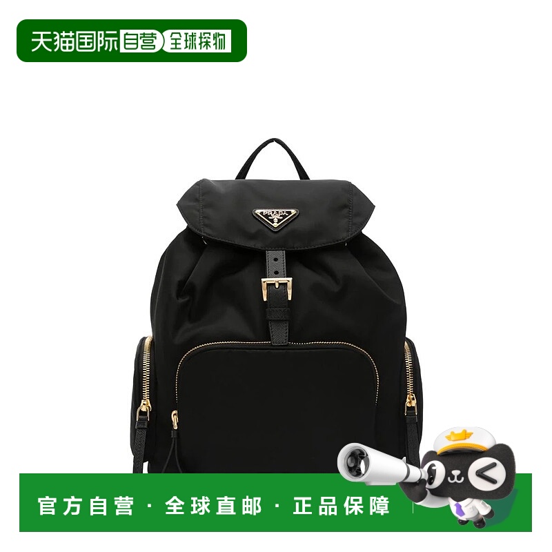 1h可退 PRADA 女士双肩包 1BZ081RV44F0632NERO1 SS2026 黑色