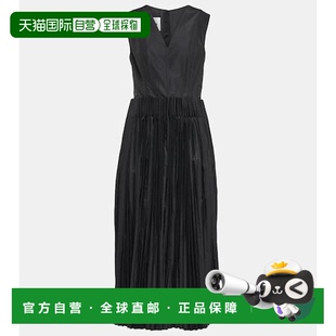 Sander Jil 吉尔 桑达 褶裥中长连衣裙 1h可退 女士 潮奢