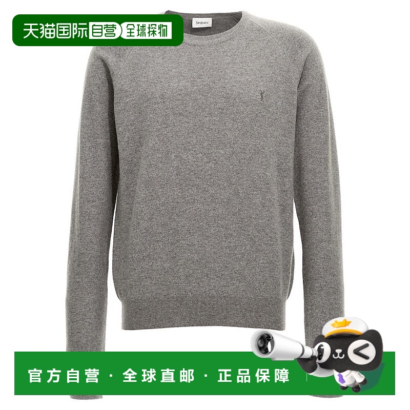 SAINT LAURENT 男士T恤 796556YALL2GRIGIO SS2025