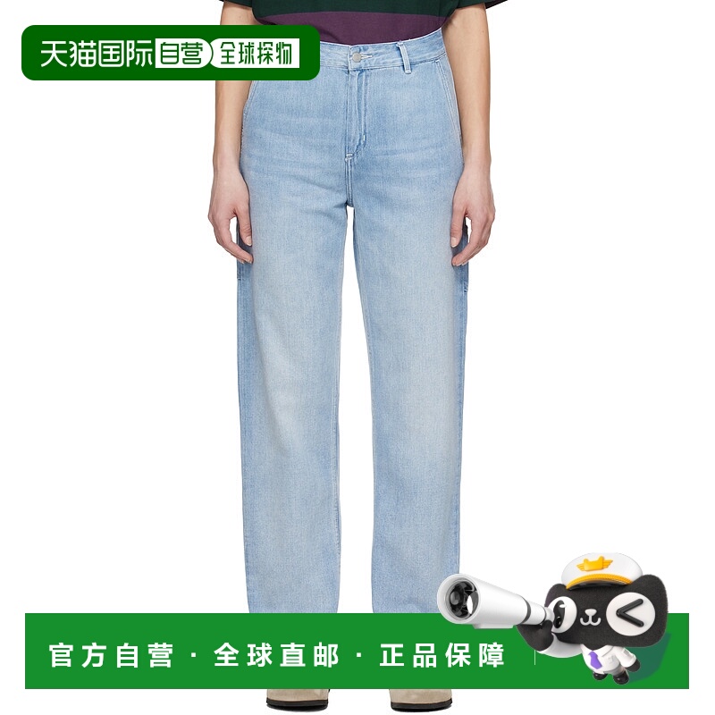 1h可退 潮奢 CARHARTT WIP 女士 蓝色 Pierce Straight 牛仔裤 I0
