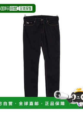 1h可退 潮奢 Emporio Armani 安普里奥 阿玛尼 男士 蓝色牛仔裤 E