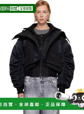 1h可退 潮奢 Canada Goose 加拿大鹅 女士 黑色 Tonal Label 系列