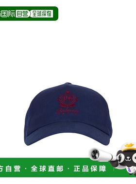 BALMAIN 男士帽子 FH0XA232CG32SPX AW2025 蓝色 Baseball cap