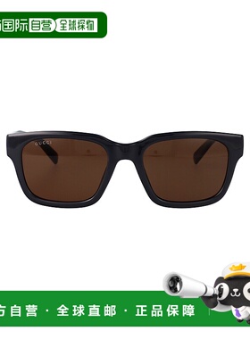 GUCCI 男士眼镜 GG1857S003 SS2025 古驰 黑色方框太阳镜