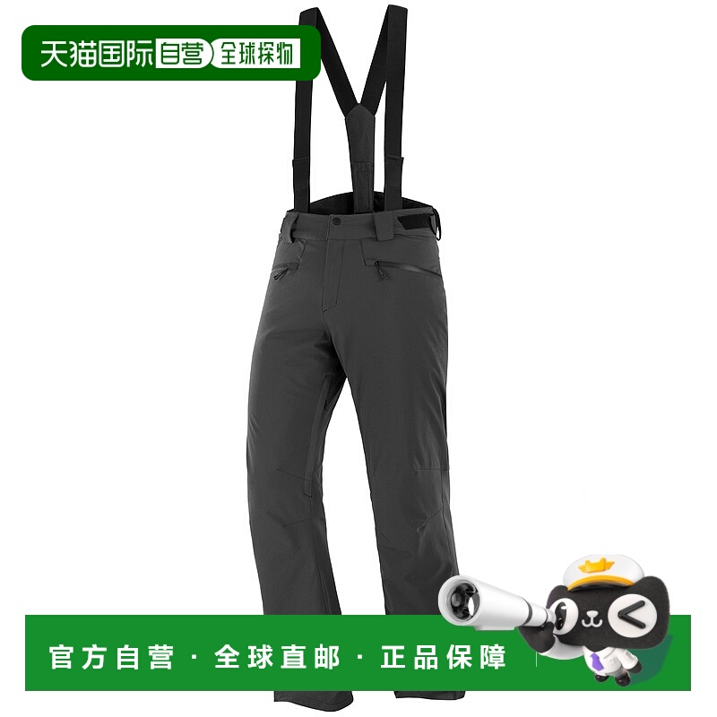 1h可退 SALOMON 男士户外冲锋裤 LC2150900DEEP AW2024 灰色 EDGE