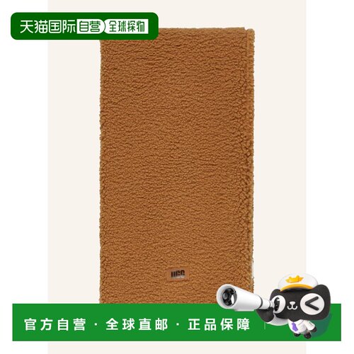 UGG 女士围巾 100282362915000 CO 酒红色 Teddy scarf