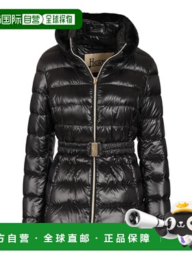 HERNO 女士外套 PI0485DICM0512017Z9300 CO 黑色 SHNIY PADDED D