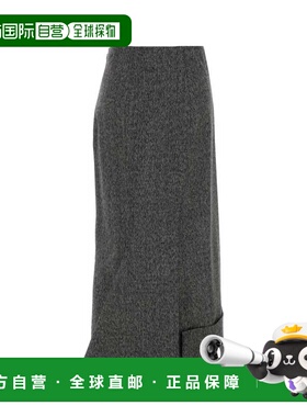 PRADA 女士半身裙 P117YSOOO15K8F0002 AW2025 灰色包臀裙