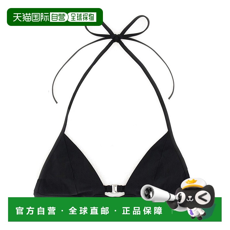 1h可退 RICK OWENS 女士泳装 RP01E7093NS09 CO 黑色 系带比基尼