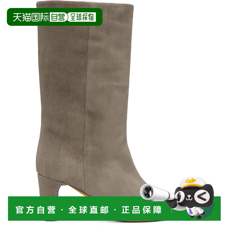 1h可退 潮奢 Maryam Nassir Zadeh 女士 灰褐色 Sandra 中筒靴 19