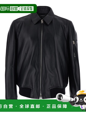 潮奢 Tom Ford 汤姆 福特 男士 One 黑色经典款衣领拉链口袋袖皮