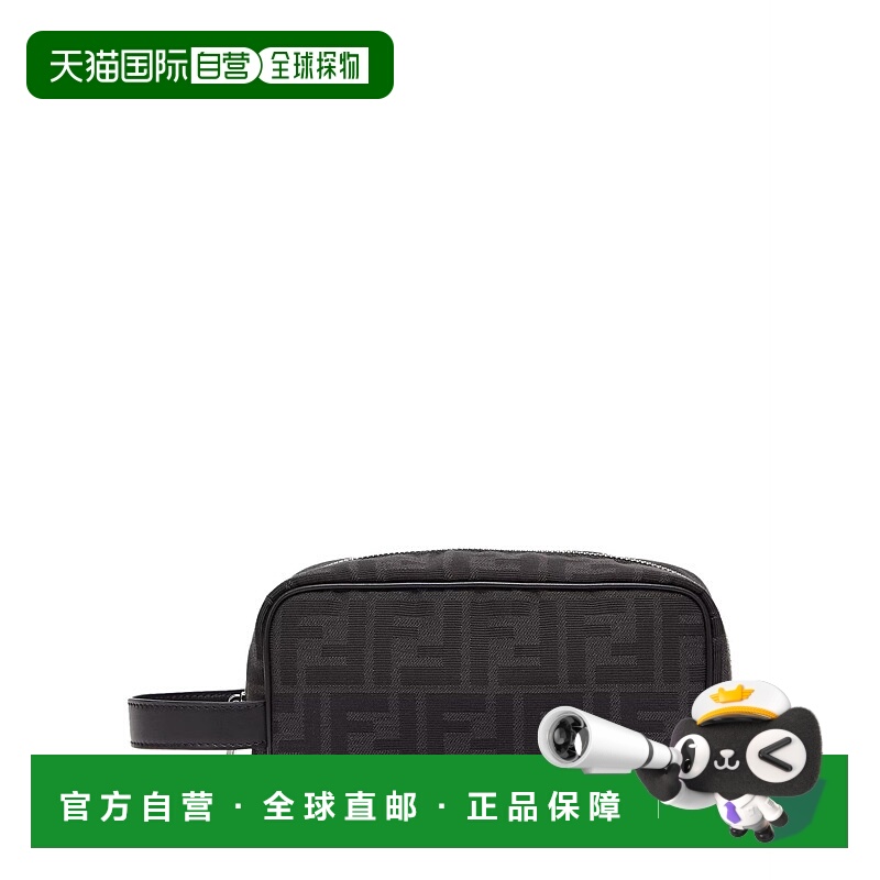 1h可退 FENDI 男士旅行包 7N0151ALWKF0GXN AW2025 黑色 小号 FF