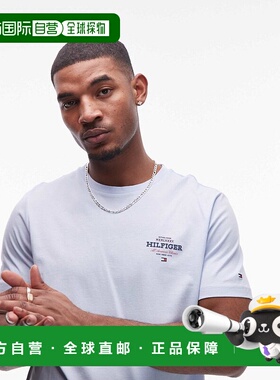 1h可退 潮奢 Tommy Hilfiger 汤米 希尔费格 男士 monotype 徽标T