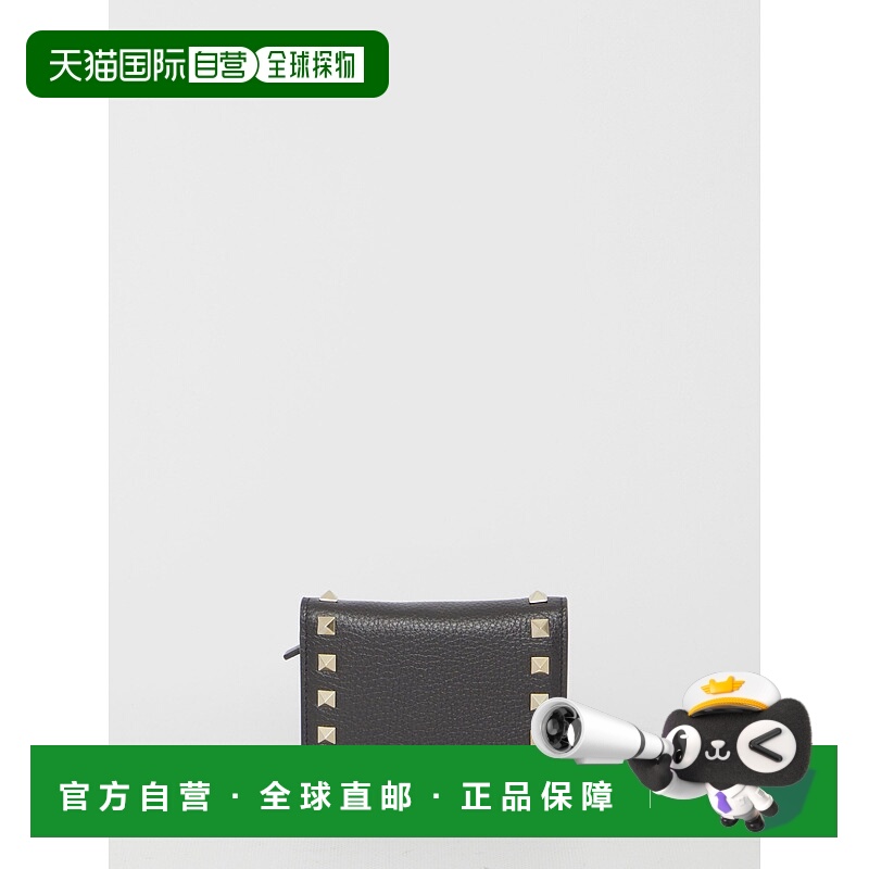 1h可退 潮奢 Valentino 华伦天奴 女士 FRENCH 翻盖铆钉钱包 7W2P