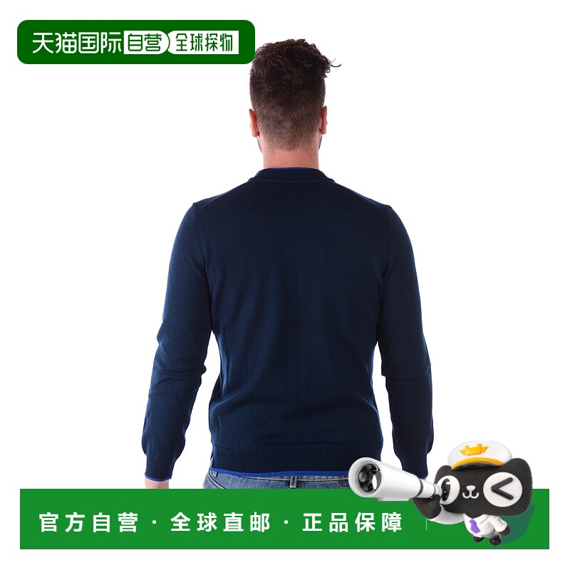 1h可退 KENZO 男士针织毛衣 3AB5CA102BLUBLUE SS2022 黑色 海军