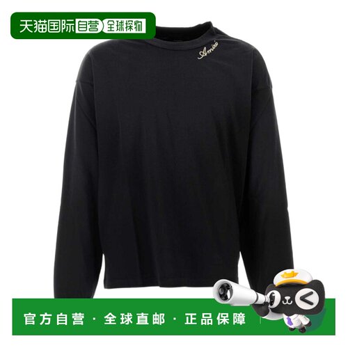 AMIRI 男士T恤 AM426JR0110002 AW2026 黑色 徽标【付后1h可退】