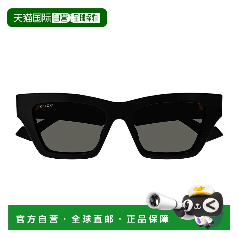 1h可退 GUCCI 女士眼镜 19715CD0A16849 AW2025 黑色 Gucci Gg175