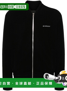 GIVENCHY 男士夹克 BM014A4YFP001 SS2024 黑色休闲风