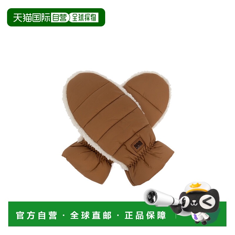 1h可退 UGG 女士手套 101019CHE AW2024 棕色 徽标手套