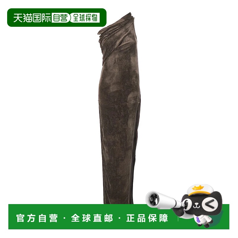 1h可退 RICK OWENS 女士连衣裙 RP02E4509V78 AW2025 棕色 单肩连