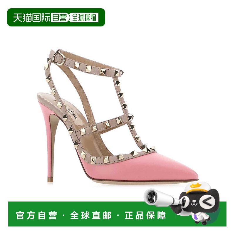 1h可退 VALENTINO 女士高跟鞋 2W2S0393VODYU7 CO 花色 铆钉细节