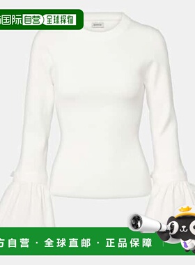 1h可退 潮奢 Simkhai 女士 Agata 荷叶边上衣 white白色 舒适时尚