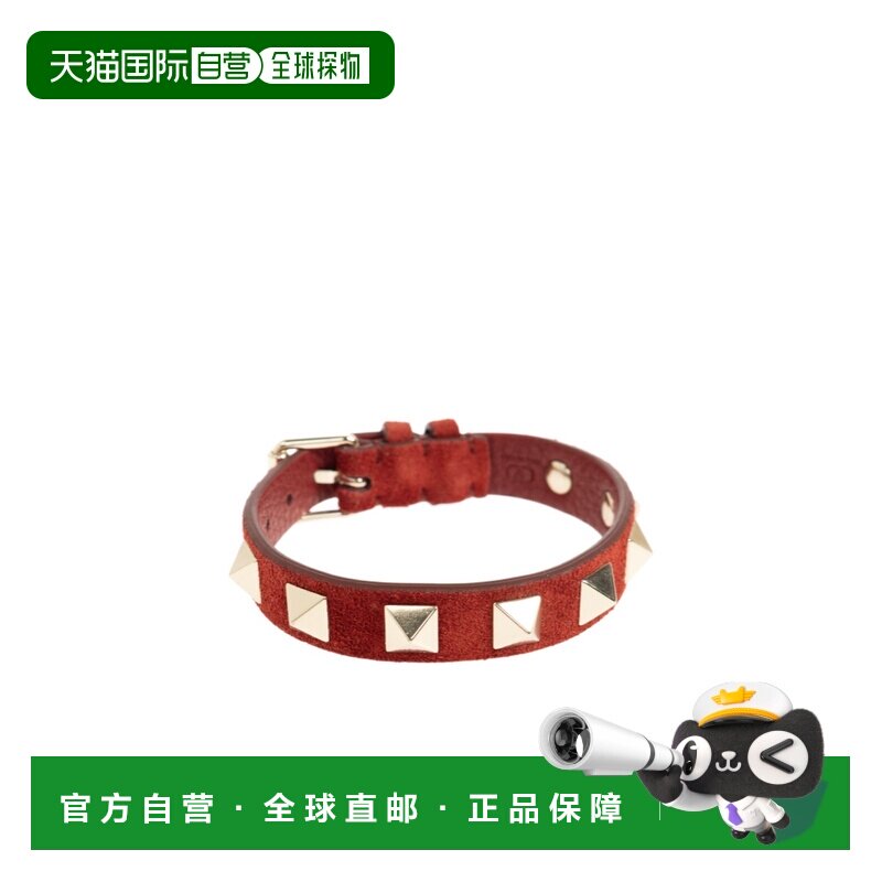 VALENTINO 女士手链手镯 9W2J0X53KQQAQS CO 红色 铆钉手环