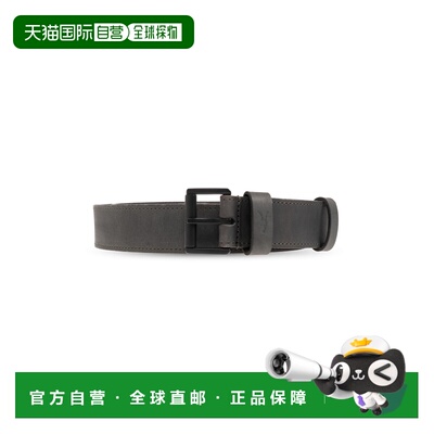 ALL SAINTS 男士腰带 AS4004040020 AW2026 黑色 Leather belt