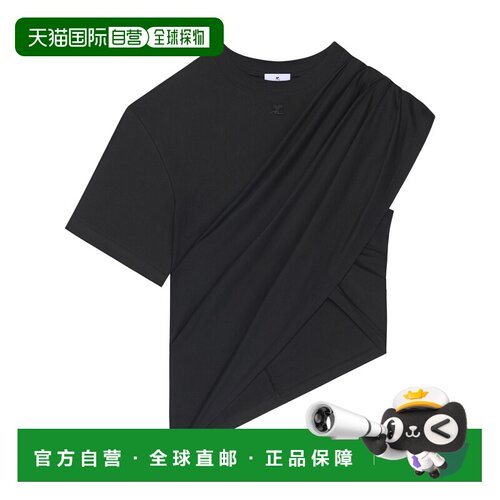 COURREGES 女士T恤 226JTS241JS0290BLACK SS2026