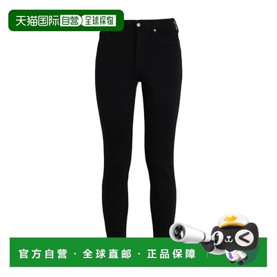 1h可退 潮奢 Topshop 女士 牛仔长裤 black黑色 舒适时尚