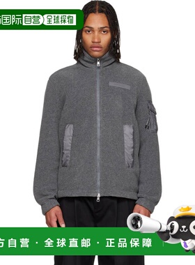 1h可退 潮奢 Moncler 盟可睐 男士 灰色拉链夹克 K20918G0004689B