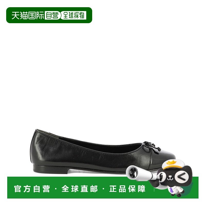 TORY BURCH 女士芭蕾乐福鞋 154511004 CO 黑色 CAP-TOE BALLET