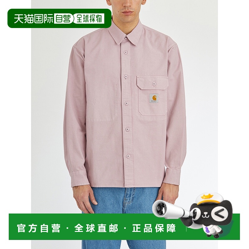 1h可退 CARHARTT WIP 男士衬衫 LI0314472P8GD SS2025 粉红色