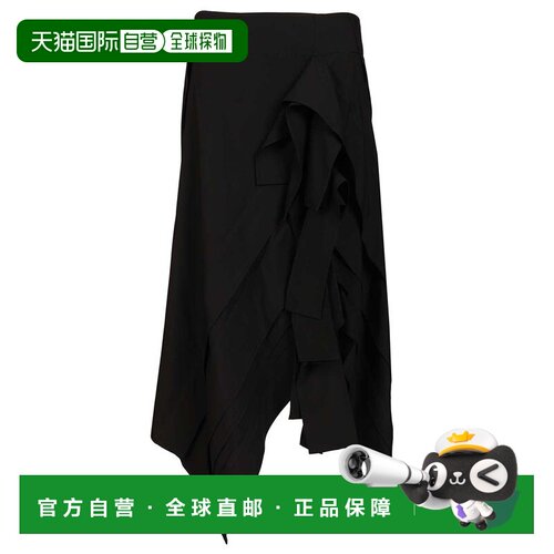 1h可退 BOTTEGA VENETA 女士半身裙 861310V6D501010 CO 黑色