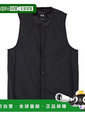 Y-3 男士背心 KA7491 AW2025 黑色 LINER 背心
