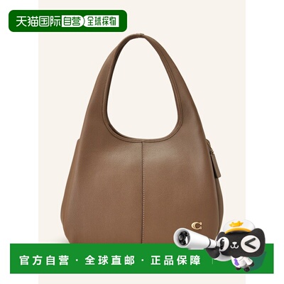 1h可退 COACH 女士单肩包 100148960915000 CO 棕色 Hobo bag LAN