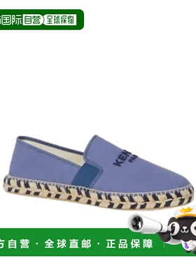 KENZO 男士运动鞋 FF65ES052FS565 AW2025 蓝色 圆头休闲鞋一脚蹬
