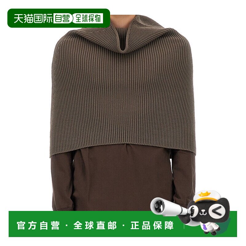 1h可退 奢淘 Rick Owens 高领针织衫 男 RR02E1491KWVH夹克帽衫
