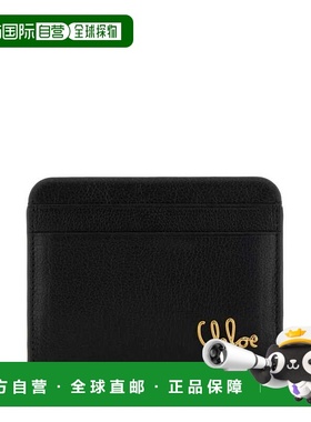 CHLOÉ 女士钱包 CH25AP480O37001 CO 黑色 Black leather card ho