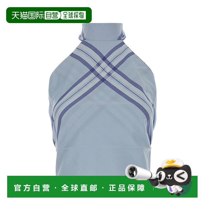 1h可退 PRADA 女士针织衫 P916MRSOOO15FAF0012 AW2024 蓝色