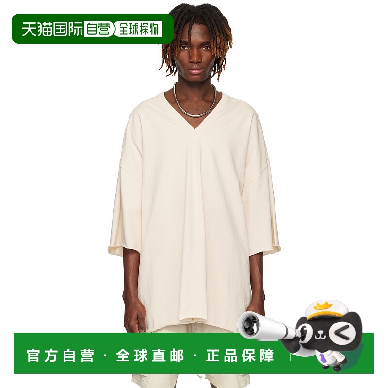 1h可退 潮奢 rick owens 瑞克 欧文斯 男士 灰白色 Hollywood V T