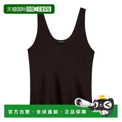 Anine Bing 女士T恤 A070839BWN43BROWN SS2026