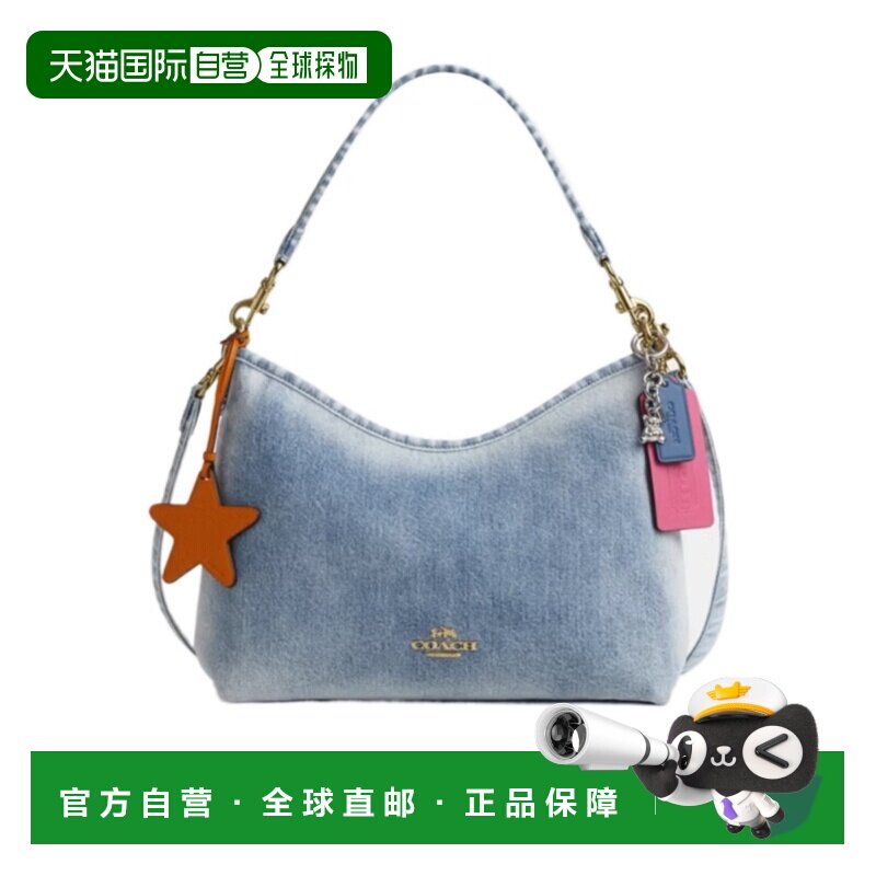 COACH 女士手提包 CEF26IMNIM SS2024 蓝色 可拆卸手柄单肩包