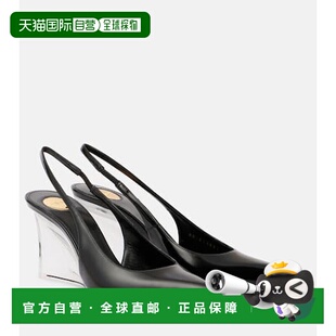 1h可退 潮奢 Saint Laurent 圣罗兰 女士 Miller 80 皮质露跟坡跟