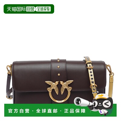 1h可退 PINKO 女士斜挎包 105823A0QOLA7Q AW2025 深棕色 Crossbo