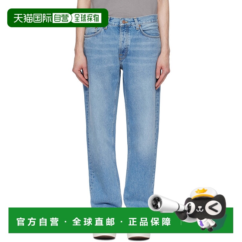 1h可退 潮奢 Nudie Jeans 男士 蓝色 Rad Rufus 牛仔裤 114539