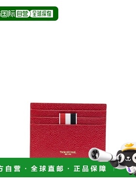 THOM BROWNE 男士钱包 MAW031L00198600 SS2026 红色卡包