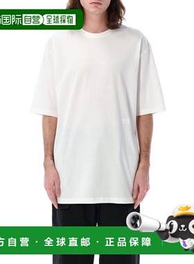 Y-3 男士T恤 JM7817W AW2025 白色 Boxy short sleeves t-shirt