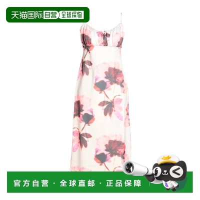 潮奢 Topshop 女士 中长连衣裙 pink粉色 舒适时尚